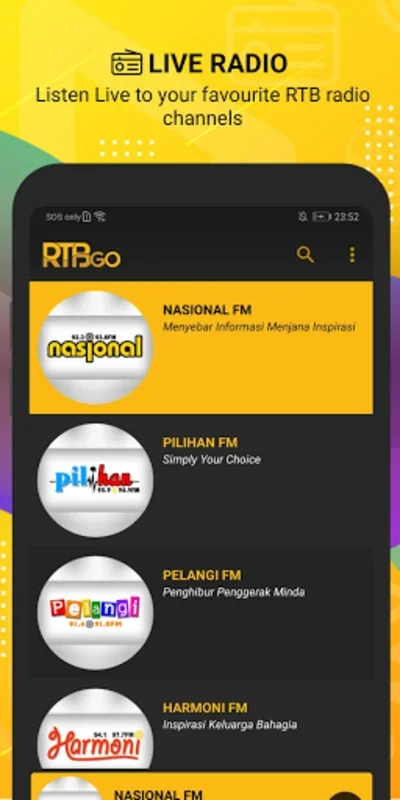 RTBGo for Android - Free Bruneian Media on Your Hand