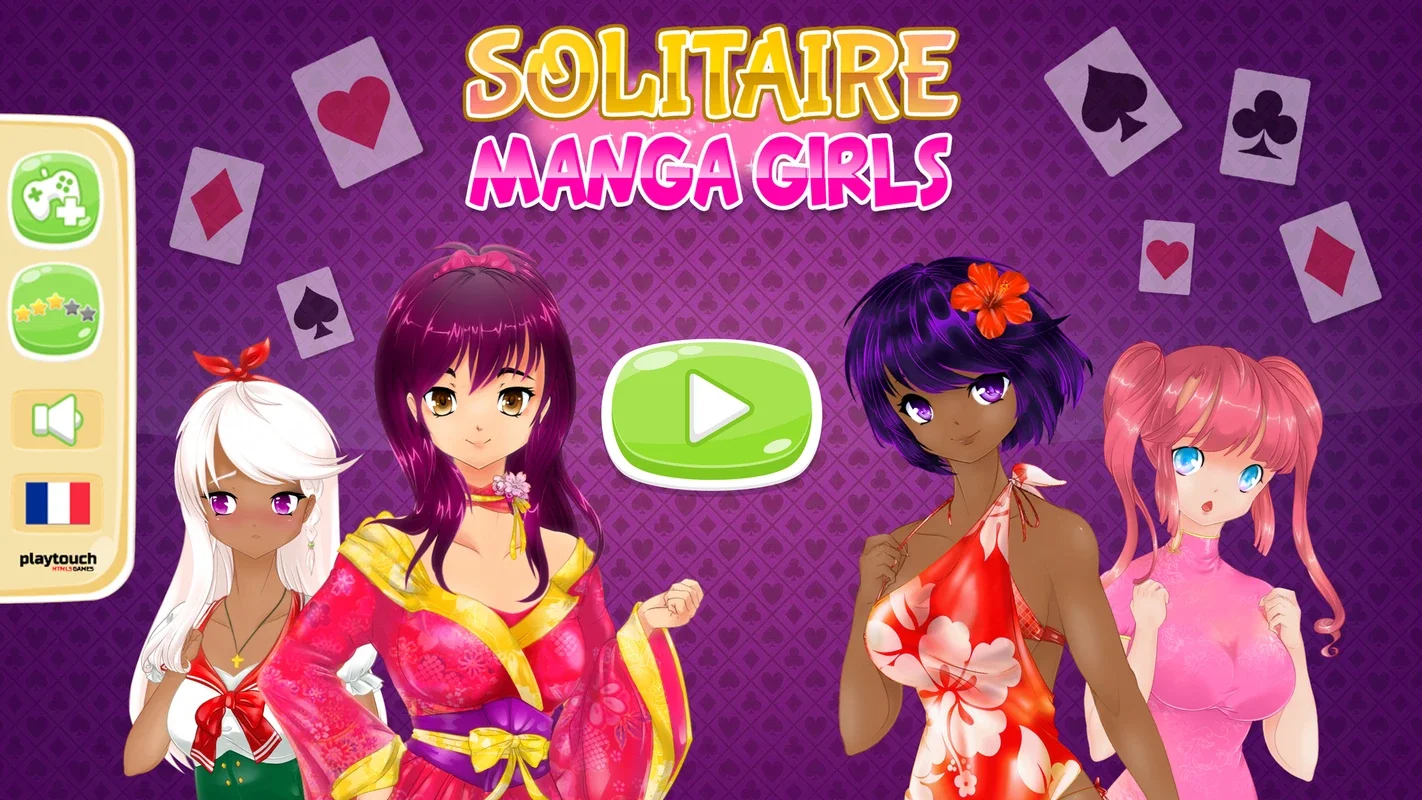 Solitaire Manga Girls for Android - Engaging Gameplay