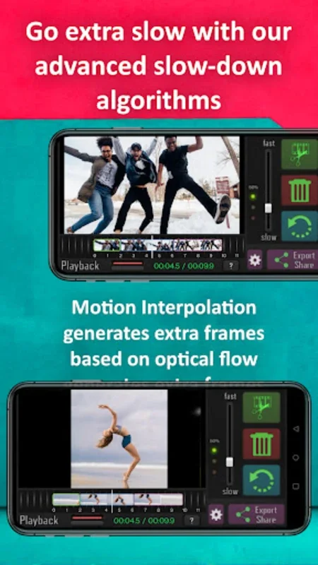 Smooth Action - Cam Slowmo for Android: Create Stunning Slow - Motion Videos