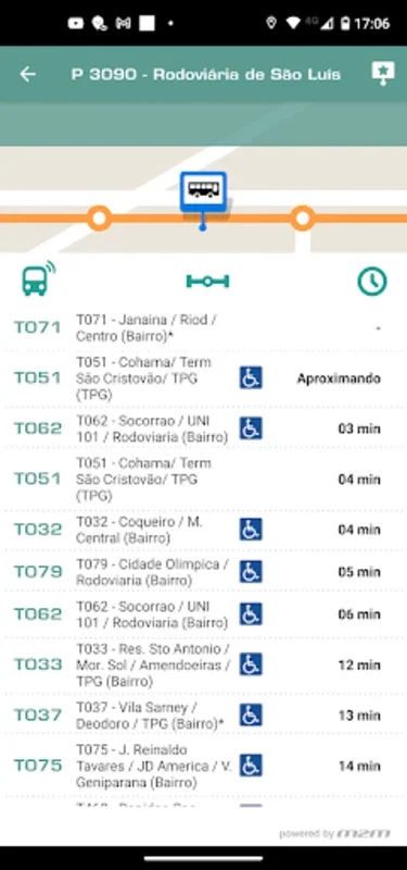 Meu Ônibus São Luis for Android - Real-Time Bus Arrivals