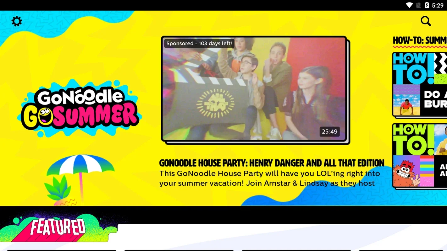 GoNoodle for Android - Get Kids Moving with Fun