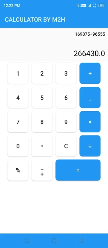 CALCULATOR BY M2H for Android: Simplify Your Math