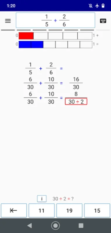 Math (Fractions) Step By Step for Android: Simplify Fraction Learning