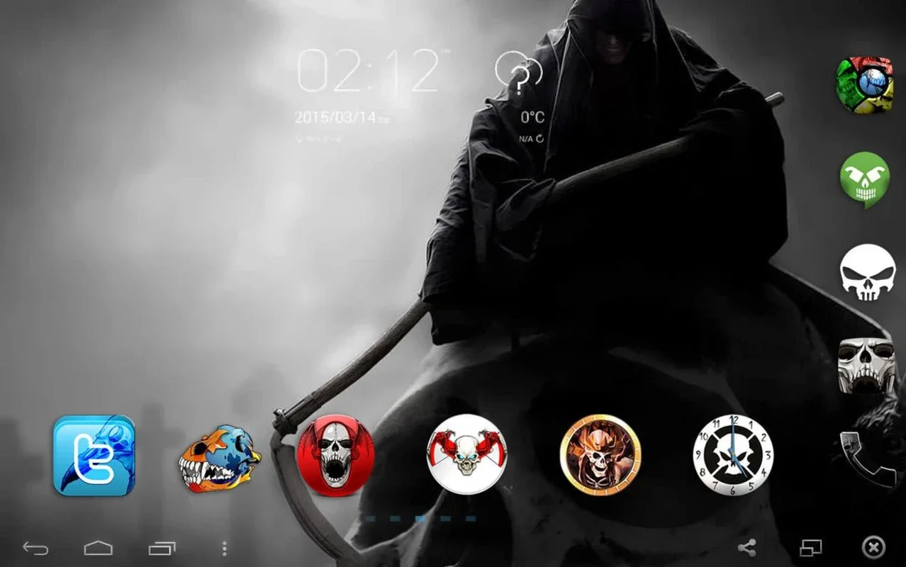 Skull Theme for Android - Enhance Your Screen