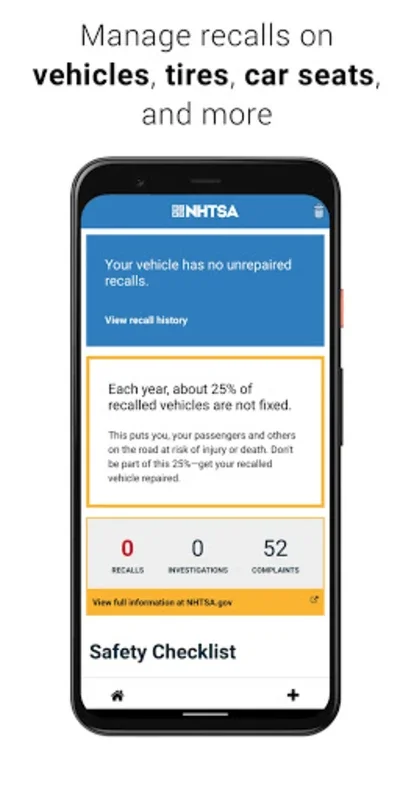 SaferCar for Android: Stay Informed with Vehicle Recall Alerts