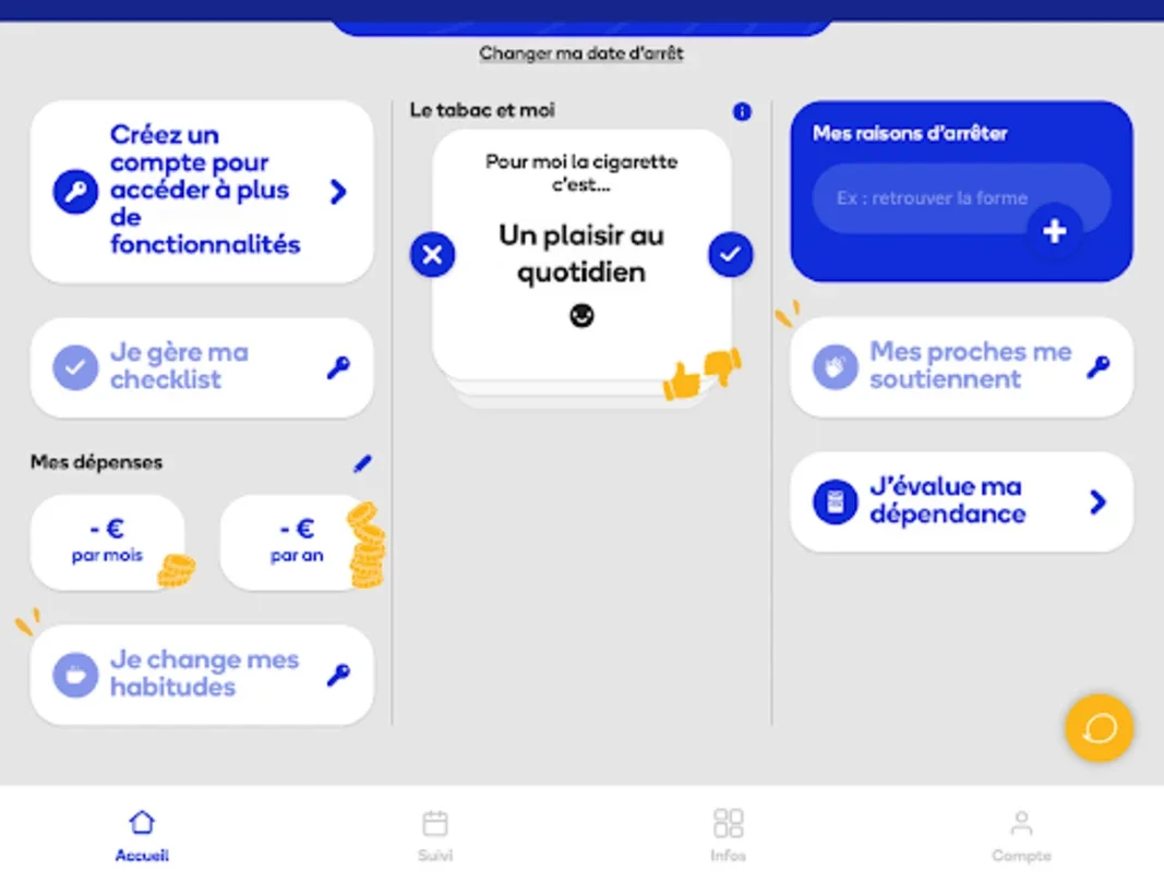 Tabac info service, l’appli for Android: Quit Smoking Easily
