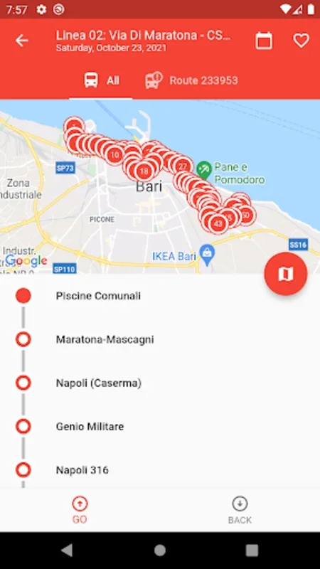 Bari Smart for Android: Real-Time Bus Info App