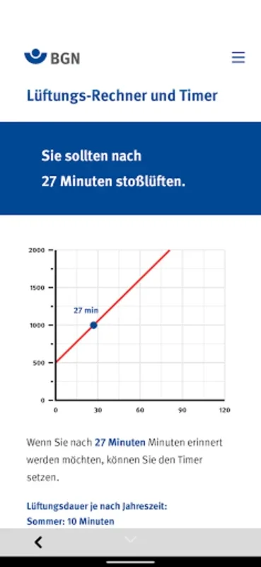 BGN-Lüftungs-App for Android: Optimize Indoor Air Quality