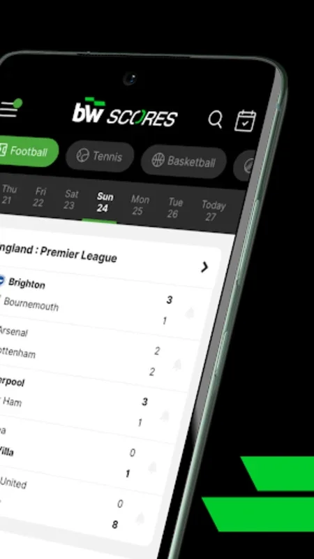 BW Scores for Android - Stay Informed with Live Sports Updates