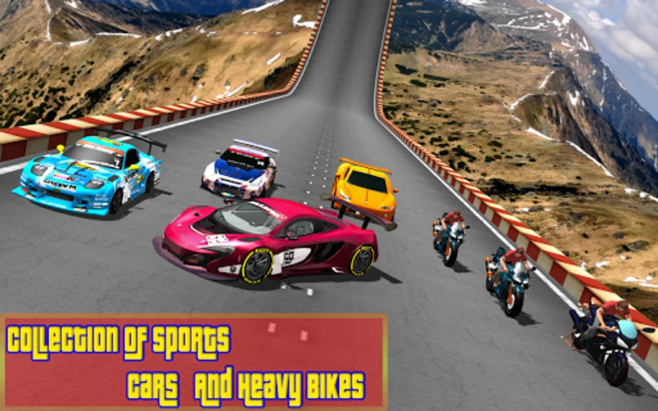 Car vs. Heavy Bike Racing for Android - No Download Needed, Just Play!