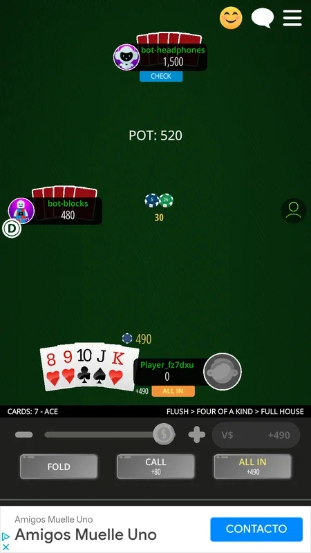 Poker 5 Card Draw for Android - Immersive Poker Experience