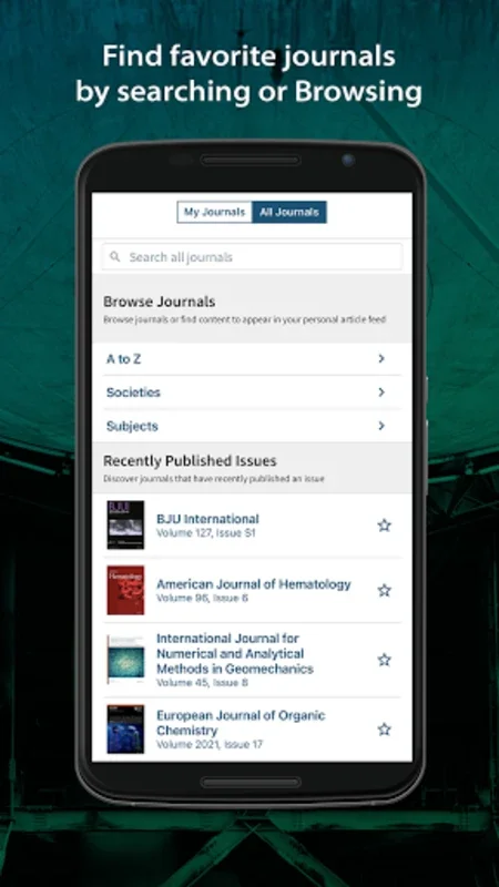 Wiley Online Library for Android: Access Academic Resources