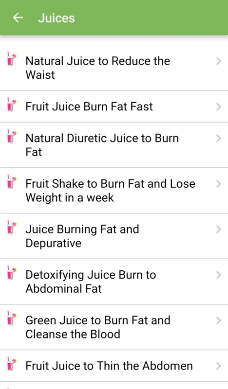 Weight Loss Juice for Android: Aid in Weight Loss