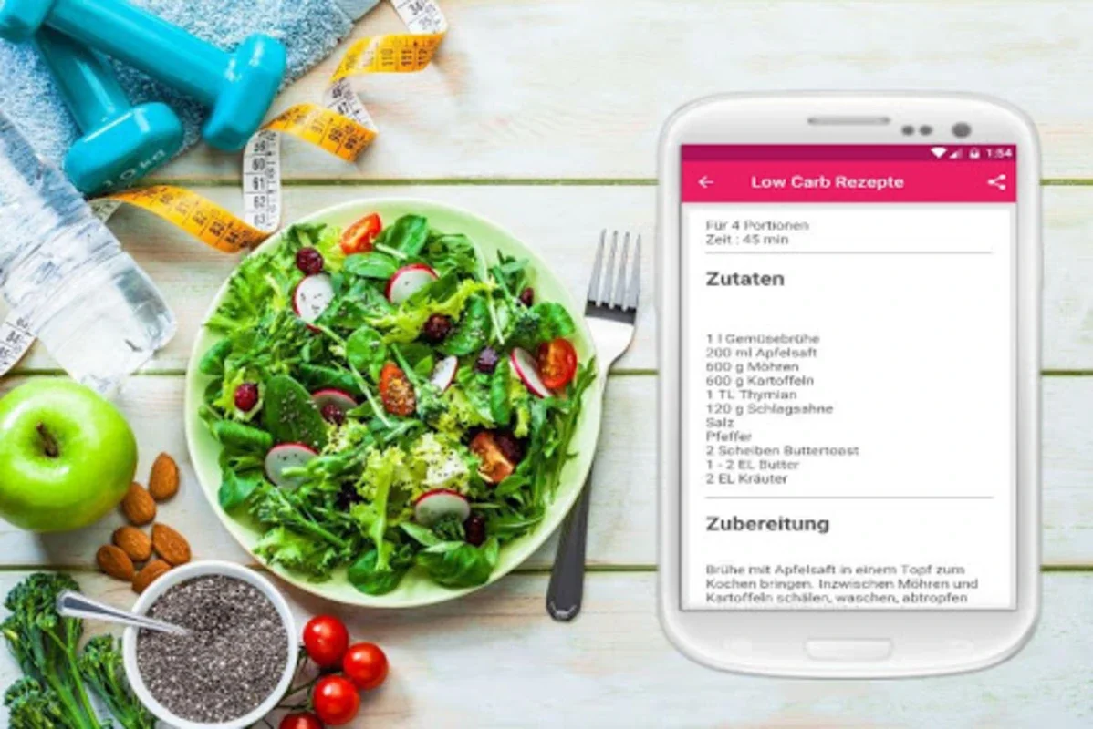 Low carb recipes fast for Android - Healthy Meal Options