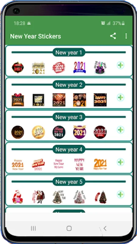 Happy New Year Stickers 2024 for Android - Enhance Chats