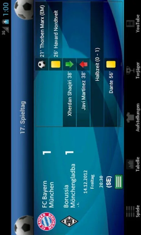 Bundesliga Fussball for Android - Immersive Football Experience