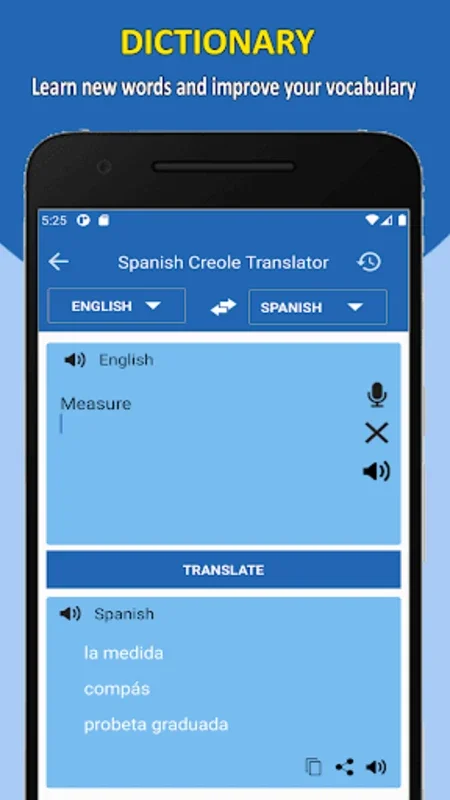 Traduction Creole Espagnol for Android: Efficient Spanish - Creole Translation