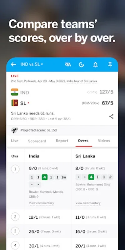 ESPNcricinfo for Android - Your Cricket Companion