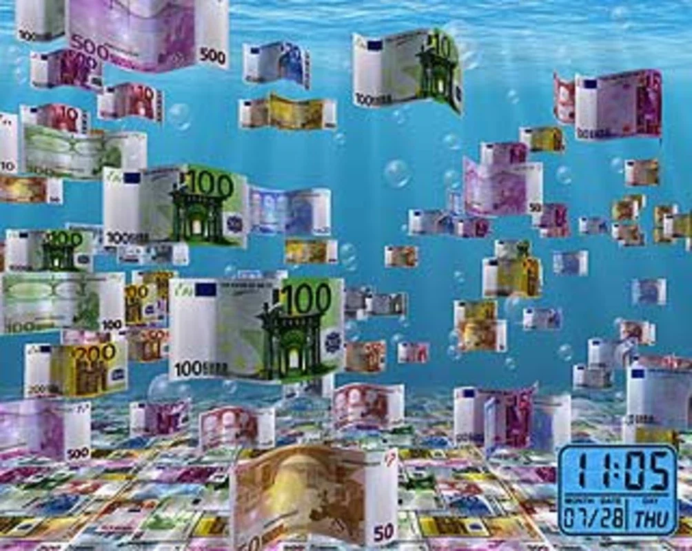 100 Happy Money Screensaver for Windows - Relax with Banknotes