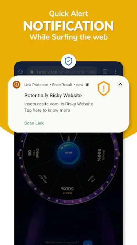 LinkWall for Android - Secure Browsing App