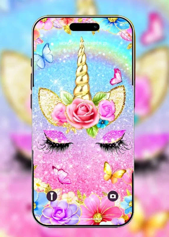 Glitter Wallpaper for Android - No Downloading Needed