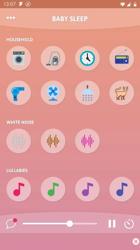 Baby Sleep - White Noise for Android - Relax Your Baby with Soothing Sounds