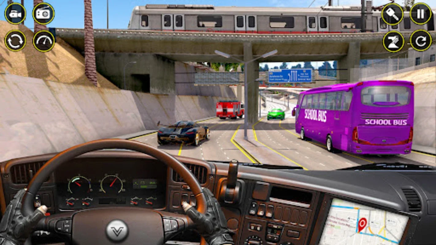 School Bus Coach Driver Games for Android: Realistic Driving Sim