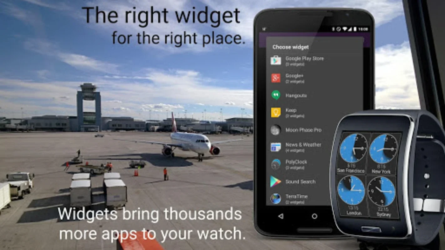 Wearable Widgets for Android - Stream Widgets to Smartwatch