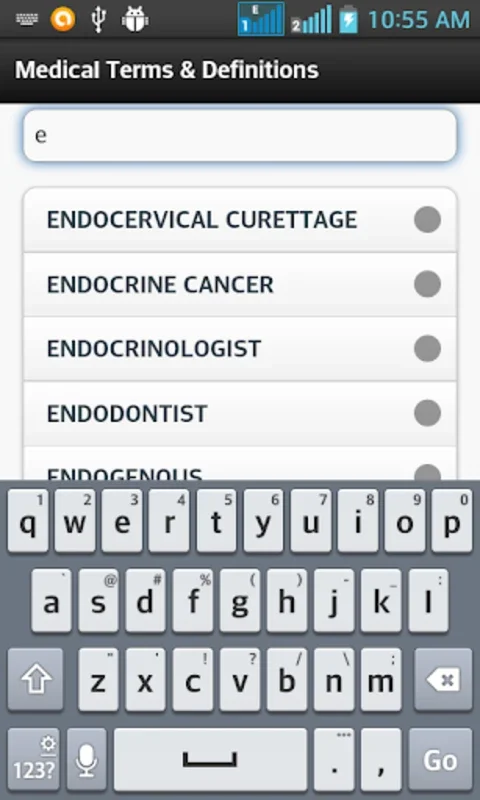 medicaltermsanddefinition for Android: Comprehensive Medical Dictionary