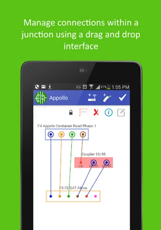 Network Map - GIS for Android: Streamlined Fiber Network Management