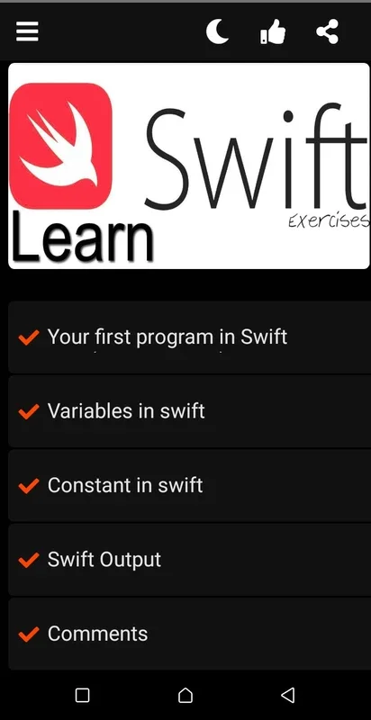 Swift Exercises for Android: Learn Swift Easily