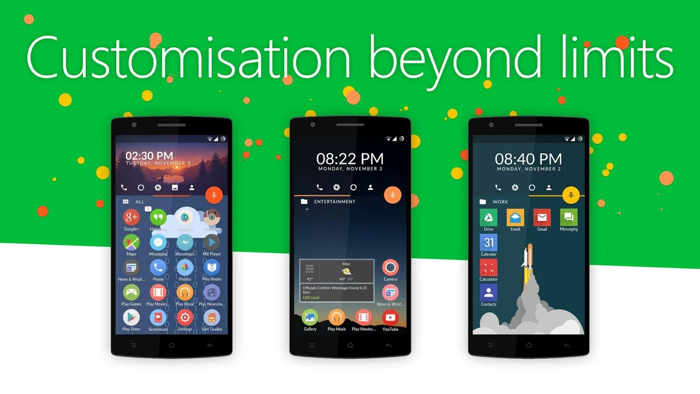 HomeUX for Android - Customize Your Start Screen