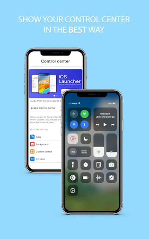 Control Center iOS for Android: Effortless Customization