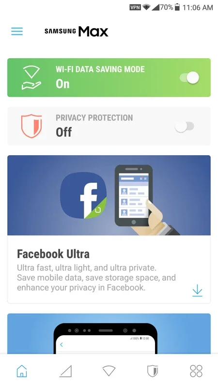 Samsung Max: Android Data Savings and Privacy Protection