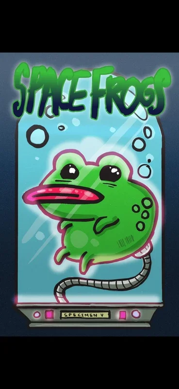 Space Frogs for Android - Relaxing Galaxy Frog Adventure