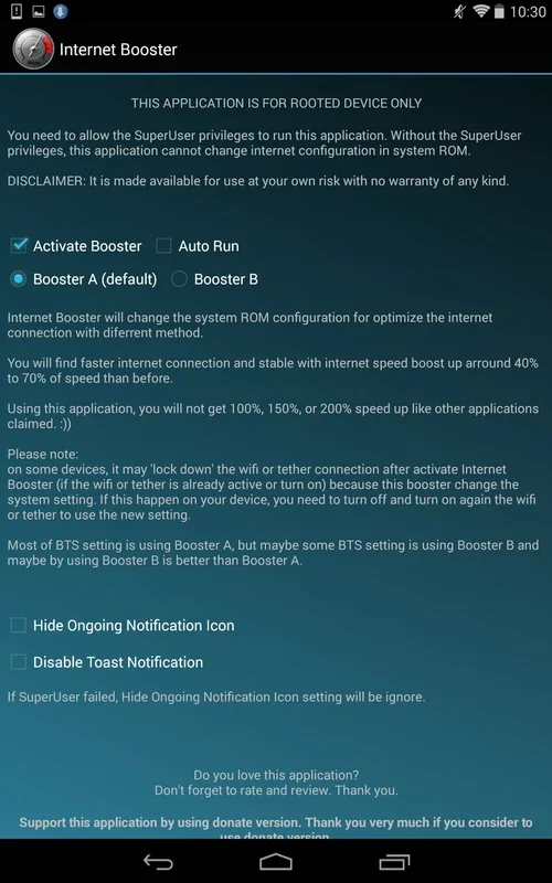 Internet Booster (root): Enhance Android Internet Speed with Root Access