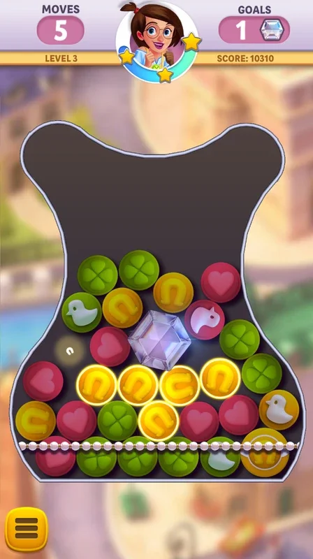 Diamond Diaries Saga for Android: Collect Diamonds