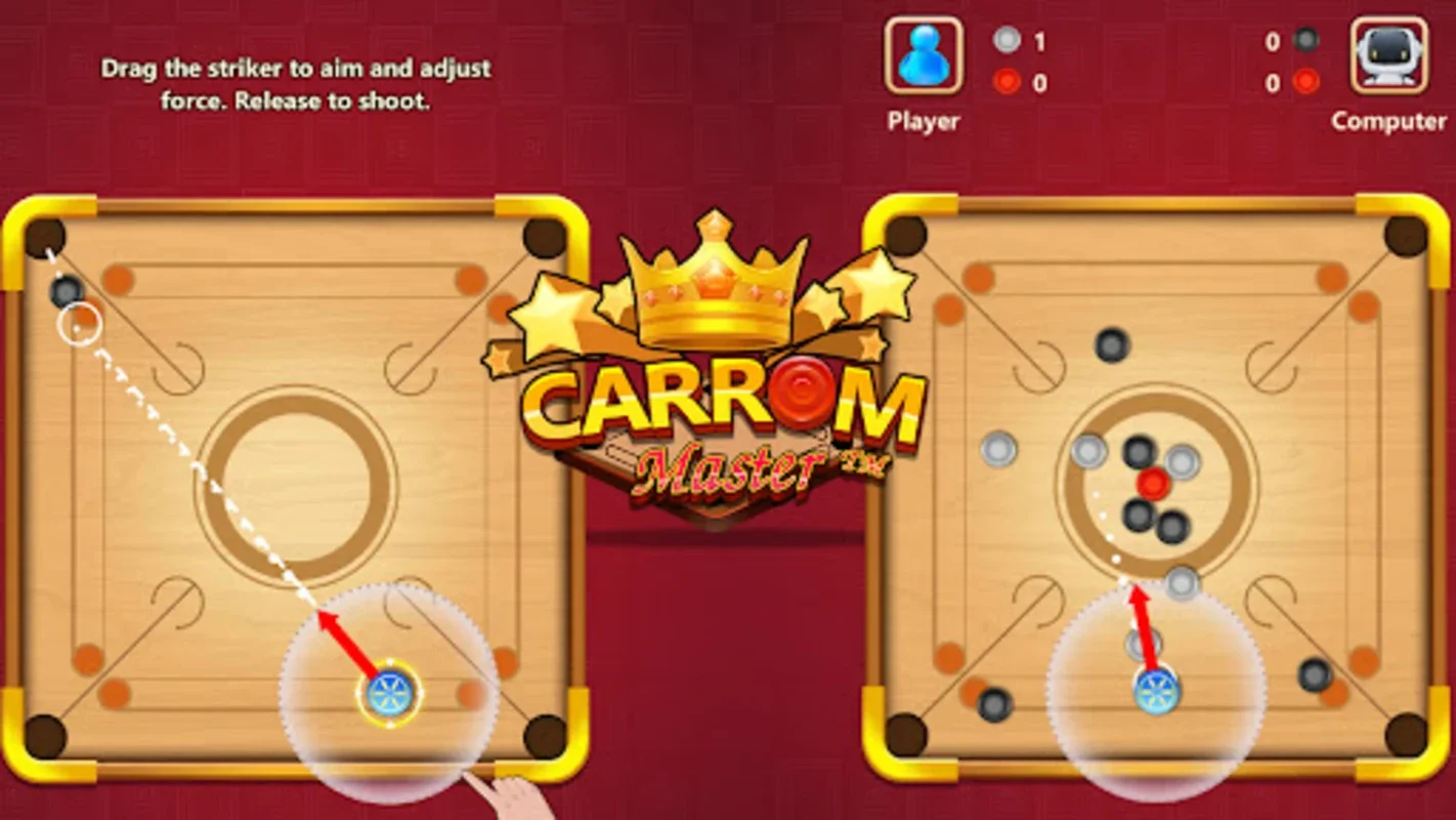 Carrom Master: Disc Pool Game for Android - No Download Needed