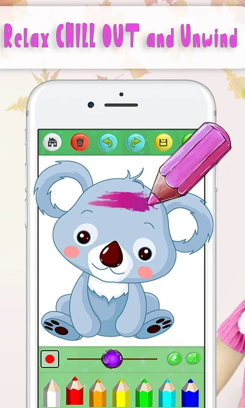 Cute Animals Coloring Book for Android - Fun Coloring App