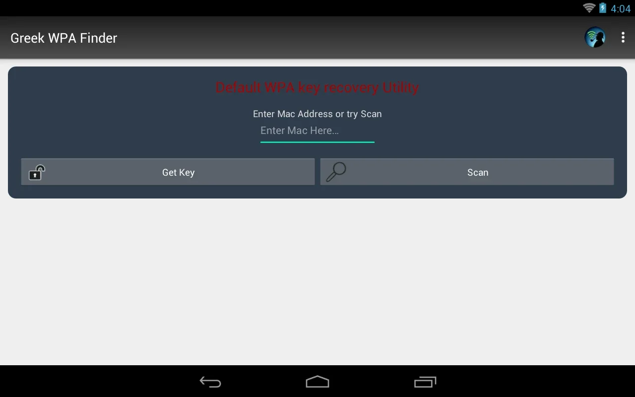 Greek WPA Finder for Android: Recover Huawei Router Passwords