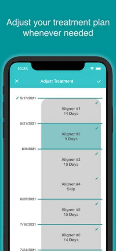 TrayMinder for Android - Manage Clear Aligner Treatment