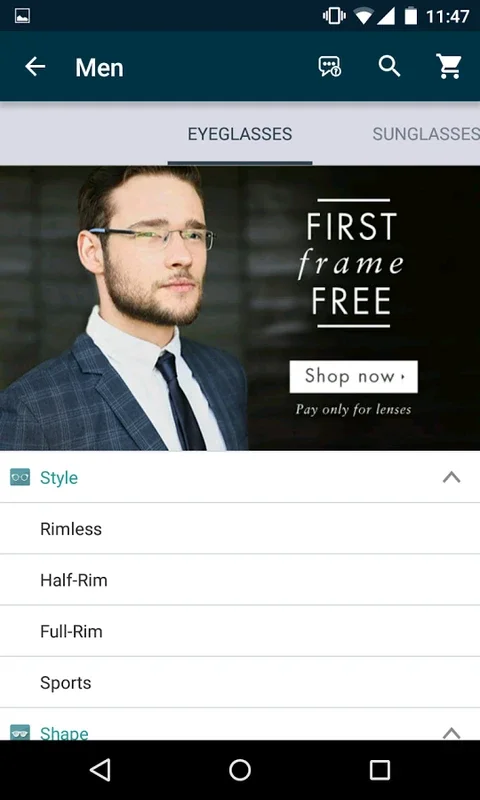 Lenskart for Android - Shop Stylish Eyewear at Your Fingertips