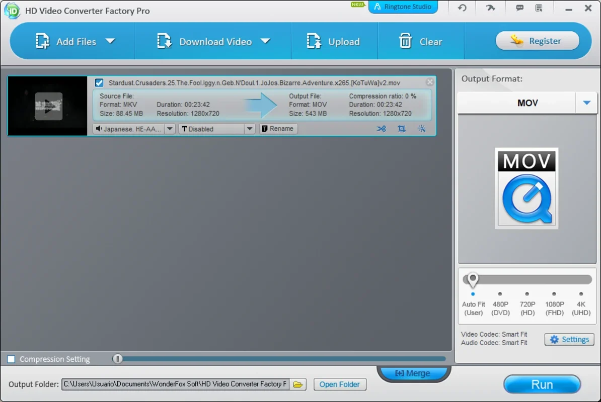 WonderFox HD Video Converter Factory Pro for Windows - Powerful Video Conversion