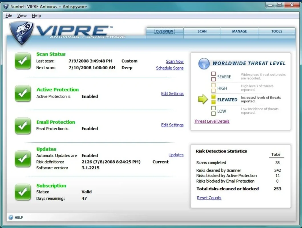 Vipre Antivirus for Windows - Total Protection with Low Resource Use