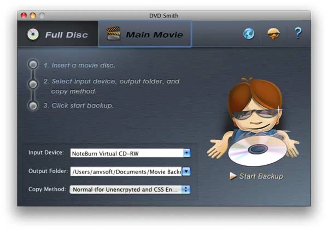 DVDSmith Movie Backup for Mac - Securely Copy DVDs to Hard Drive