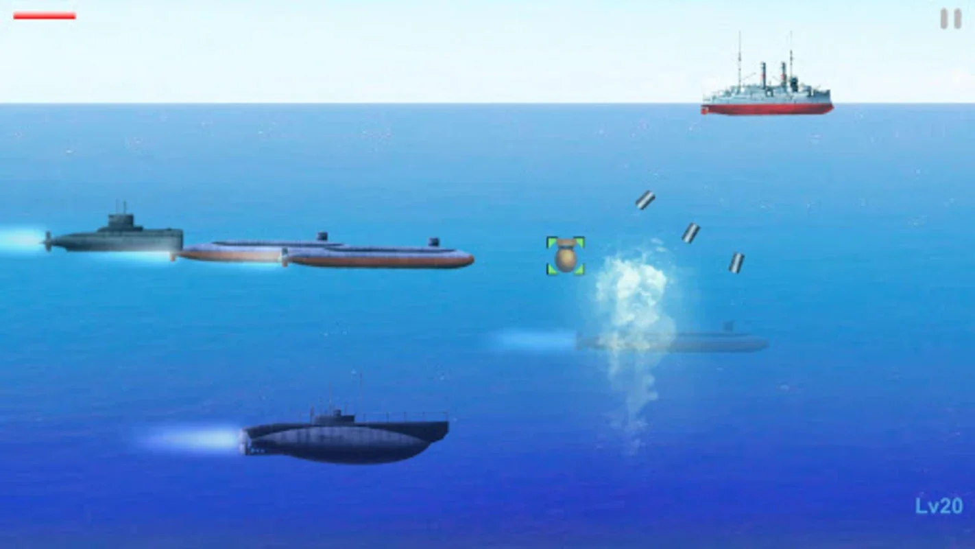 Submarine War for Android - Skill - Based Global Competition