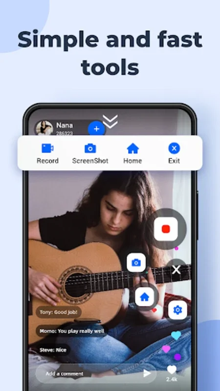 ScreenRecordPro for Android: Free Screen Recording and Editing