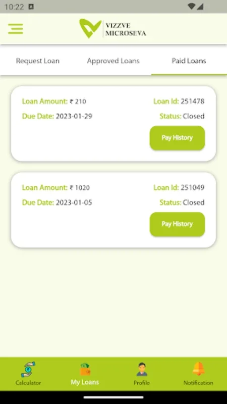 Vizzve Microseva for Android: Manage Your Loans and Finances