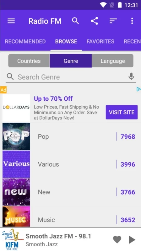 Radio FM for Android - Explore Global Radio Stations