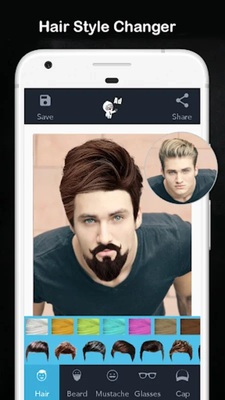 Men Hair Style - Photo Editor for Android - Download the APK from AppHuts